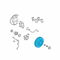 OEM Toyota Rotor Diagram - 43512-04052