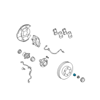 OEM 2003 Toyota Tundra Axle Nut Diagram - 90178-28002