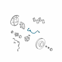 OEM 2013 Toyota Tacoma Brake Hose Diagram - 90947-A2061