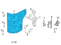 OEM Ford F-150 LAMP ASY - REAR, STOP AND FLAS Diagram - ML3Z-13404-C