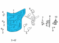 OEM 2022 Ford F-150 LAMP ASY - REAR, STOP AND FLAS Diagram - ML3Z-13404-C