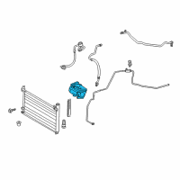 OEM Lexus CT200h Compressor Assembly, W/MOTER Diagram - 88370-76020