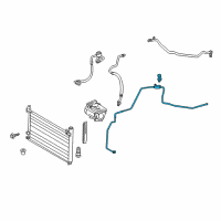 OEM 2015 Lexus CT200h Tube & Accessory Assembly Diagram - 88710-76010