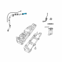 OEM 2022 Jeep Wrangler Fuel Filler Diagram - 68433711AB