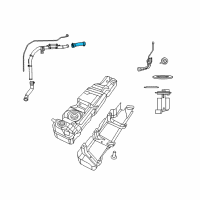 OEM Jeep Hose-Fuel Filler Diagram - 52030473AC