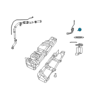 OEM 2019 Jeep Wrangler Fuel Cap-Fuel Tank Locking Diagram - 68357474AB