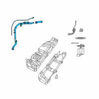 OEM 2018 Jeep Wrangler Tube-Fuel Filler Diagram - 52029777AE