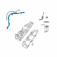 OEM 2021 Jeep Wrangler Fuel Filler Diagram - 68426561AF