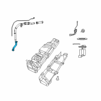 OEM 2020 Jeep Wrangler Fuel Filler Diagram - 68421044AB