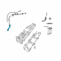 OEM Jeep Wrangler Fuel Filler Diagram - 68421044AB