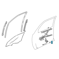 OEM 2004 Toyota Tundra Regulator Handle Diagram - 69260-AA010-E0