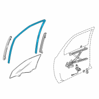 OEM 2001 Toyota Camry Run Channel Diagram - 68151-AA021