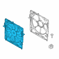 OEM BMW X6 Fan Housing Diagram - 17-42-8-618-241