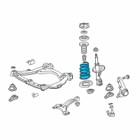 OEM Toyota Camry Coil Spring Diagram - 48131-06D00