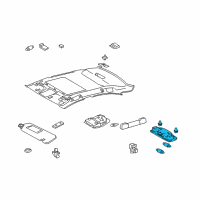 OEM 2008 Lexus IS350 Lamp Assy, Spot Diagram - 81360-53010-C0