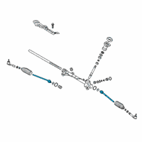 OEM Hyundai Venue Rod Assembly-Tie Diagram - 56540-K2000