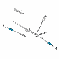 OEM 2021 Hyundai Veloster Bellows-Steering Gear Box Diagram - 57740-J3000