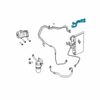 OEM 2008 Dodge Avenger Hose-Heater Supply And Return Diagram - 5058262AD