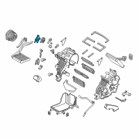 OEM Kia Soul Mode Actuator Diagram - 97154B2000