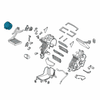 OEM Kia Motor & Fan Assembly-A/C Diagram - 97113B2000