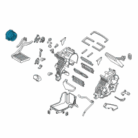 OEM 2015 Kia Soul Motor & Fan Assembly-A/C Diagram - 97113B2000