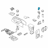 OEM 2022 Ford Mustang Lighter Assembly Diagram - XF2Z-15052-AA