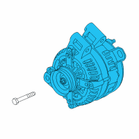 OEM 2008 Pontiac Torrent Alternator Diagram - 23119515