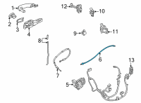 OEM Chevrolet Trailblazer Cable Diagram - 42737660