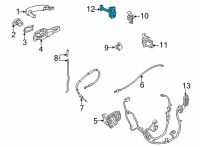 OEM 2021 Chevrolet Trailblazer Door Check Diagram - 42573417