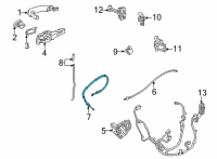 OEM Chevrolet Trailblazer Cable Diagram - 42566645