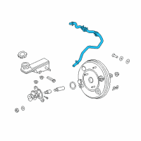 OEM Hyundai Accent Hose Assembly-Brake Booster Vacuum Diagram - 59130-H9280