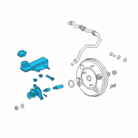 OEM Hyundai Accent Cylinder Assembly-Brake Master Diagram - 58510-H9260