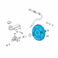 OEM Hyundai Accent Booster Assembly-Brake Diagram - 59110-H8200