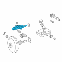 OEM Dodge Sprinter 3500 Brake Mastr Cylinder Diagram - 5119354AA