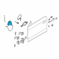 OEM 2011 BMW 128i Right System Latch Diagram - 51-21-7-229-458