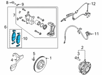 OEM Kia K5 PAD KIT-FRONT DISC B Diagram - 58101L1A02