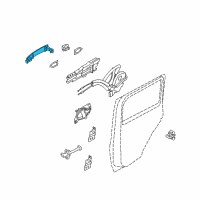 OEM Nissan Juke Handle Outside Diagram - 80640-1FU1A