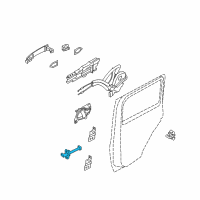 OEM 2013 Nissan Cube Check Link Assembly Diagram - 82430-1FA0A