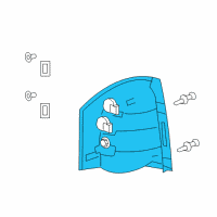 OEM 2008 Jeep Patriot Lamp-Tail Stop Turn SIDEMARKER Diagram - 5160364AG
