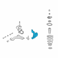 OEM Oldsmobile Aurora Front-Steering Knuckle Spindle Diagram - 18060635