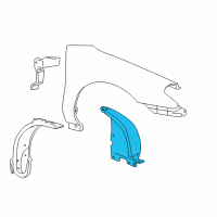 OEM 2003 Ford Taurus Liner Extension Diagram - YF1Z-16103-AA