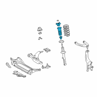 OEM 2009 Lexus GS350 Front Suspension Support Assembly Diagram - 48680-30300