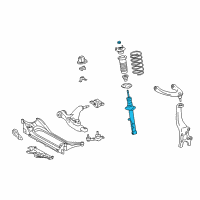 OEM Lexus GS300 ABSORBER Set, Shock Diagram - 48520-80174