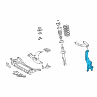 OEM Lexus GS430 Knuckle, Steering, LH Diagram - 43202-30020