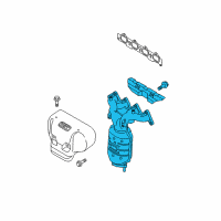 OEM Hyundai Tucson Exhaust Manifold Assembly Diagram - 28510-23770