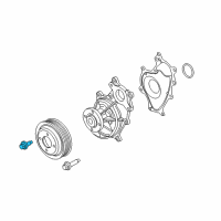 OEM Ford Belt Tensioner Screw Diagram - -W719168-S437