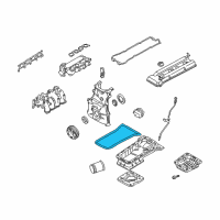 OEM 2002 Nissan Sentra Gasket-Oil Pan Diagram - 11121-5L310