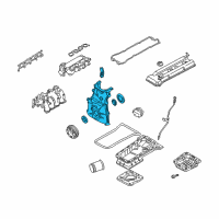 OEM 2004 Nissan Altima Cover Assy-Front Diagram - 13500-8J00B