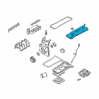 OEM 2005 Nissan Altima Cover Assy-Valve Rocker Diagram - 13264-3Z001