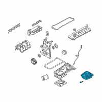 OEM 2004 Nissan Altima Pan Assy-Oil Diagram - 11110-3Z011